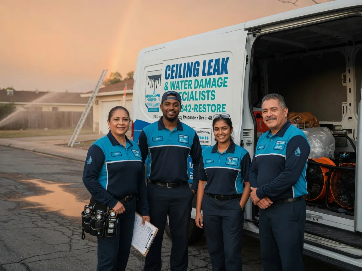 Ceiling Leak Cleanup company in Leicester, MA