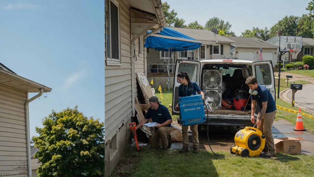 Ceiling Leak Cleanup in Leicester, MA near me